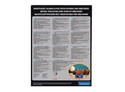 Lexibook Budík Basketbal se svítícím míčem