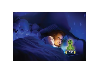 Lexibook Budík Dinosaurus se svítící figurkou