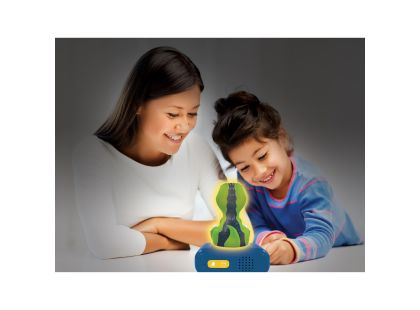 Lexibook Budík Dinosaurus se svítící figurkou