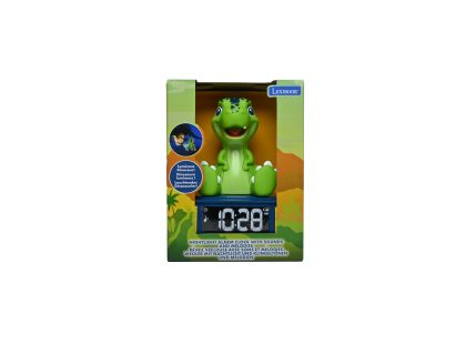 Lexibook Budík Dinosaurus se svítící figurkou