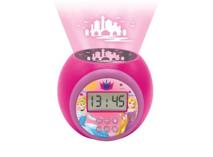 Lexibook Budík Disney princezny se stropním projektorem