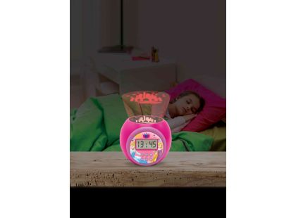 Lexibook Budík Disney princezny se stropním projektorem