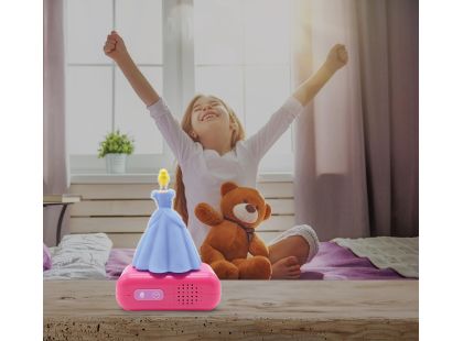 Lexibook Budík Disney princezny se svítící figurkou