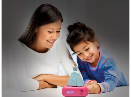 Lexibook Budík Disney princezny se svítící figurkou