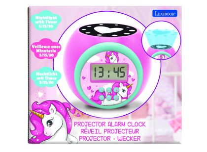 Lexibook Budík jednorožec se stropním projektorem