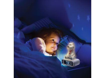 Lexibook Budík lední medvěd se svítící figurkou