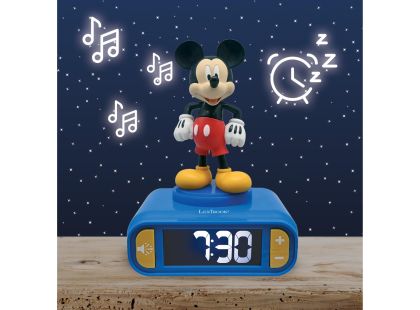 Lexibook Budík Mickey se svítící figurkou