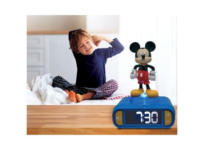 Lexibook Budík Mickey se svítící figurkou
