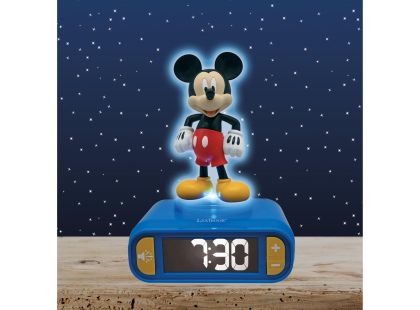Lexibook Budík Mickey se svítící figurkou