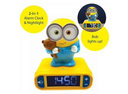 Lexibook Budík Mimoni se svítící figurkou