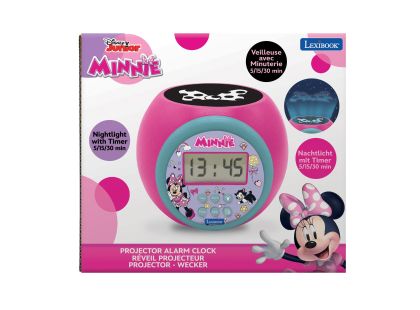Lexibook Budík Minnie se stropním projektorem