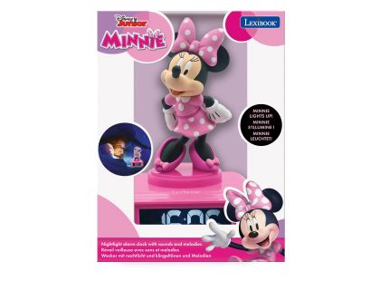 Lexibook Budík Minnie se svítící figurkou