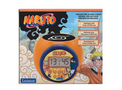 Lexibook Budík Naruto se stropním projektorem
