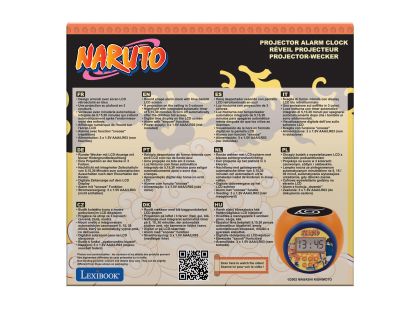 Lexibook Budík Naruto se stropním projektorem