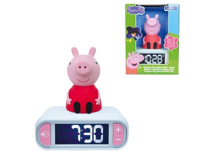 Lexibook Budík Prasátko Peppa se svítící figurkou