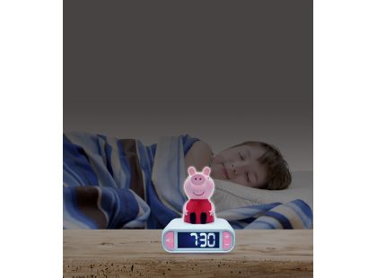 Lexibook Budík Prasátko Peppa se svítící figurkou