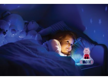 Lexibook Budík Prasátko Peppa se svítící figurkou