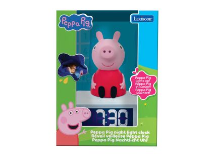 Lexibook Budík Prasátko Peppa se svítící figurkou