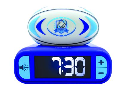 Lexibook Budík rugby se svítícím míčem