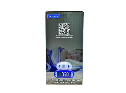 Lexibook Budík rugby se svítícím míčem