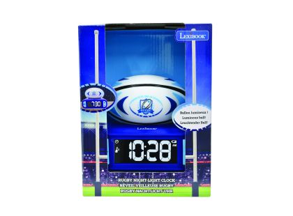 Lexibook Budík rugby se svítícím míčem