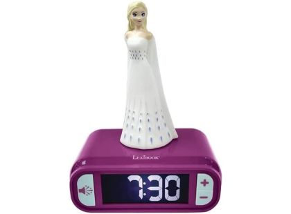 Lexibook Budík s nočním 3D světlem Ledové království Elsa - Poškozený obal