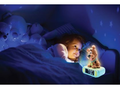 Lexibook Budík Scooby Doo se svítící figurkou
