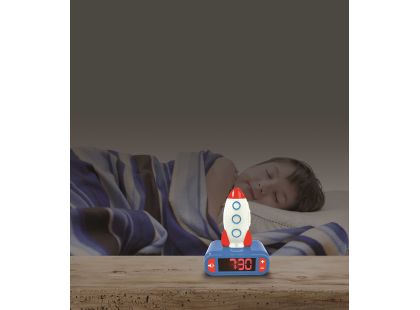 Lexibook Budík se svítící raketou