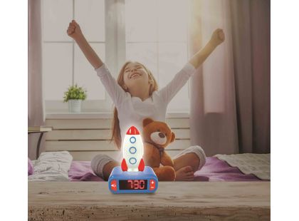 Lexibook Budík se svítící raketou