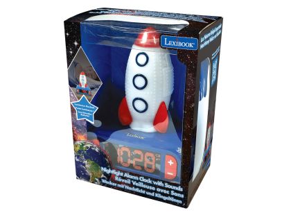 Lexibook Budík se svítící raketou