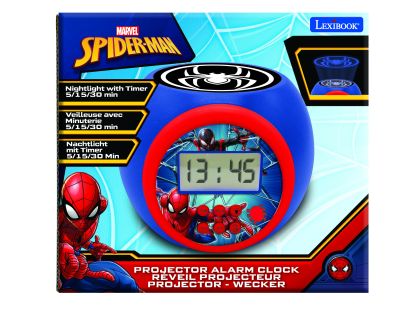Lexibook Budík Spiderman se stropním projektorem