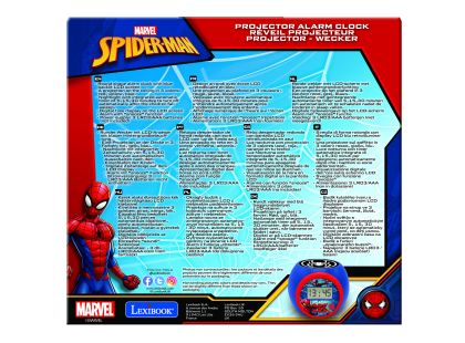 Lexibook Budík Spiderman se stropním projektorem