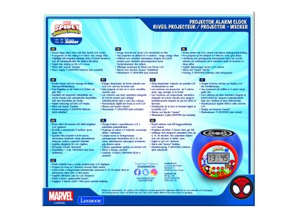 Lexibook Budík Spidey se stropním projektorem