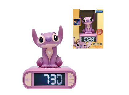 Lexibook Budík Stitch Angel se svítící figurkou