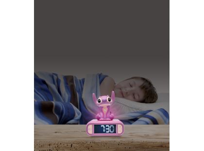 Lexibook Budík Stitch Angel se svítící figurkou