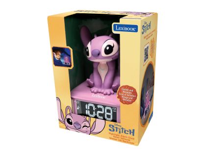 Lexibook Budík Stitch Angel se svítící figurkou