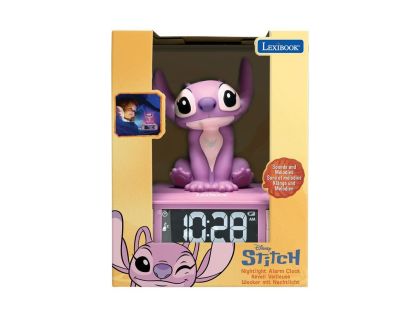 Lexibook Budík Stitch Angel se svítící figurkou