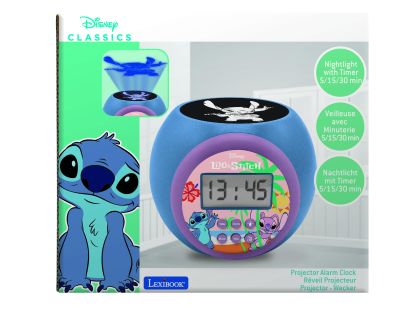 Lexibook Budík Stitch se stropním projektorem