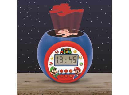 Lexibook Budík Super Mario se stropním projektorem