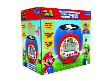 Lexibook Budík Super Mario se stropním projektorem