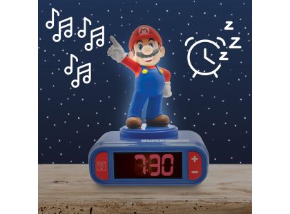 Lexibook Budík Super Mario se zvuky