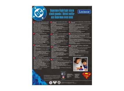 Lexibook Budík Superman se svítící figurkou