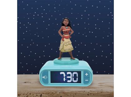 Lexibook Budík Vaiana se svítící figurkou