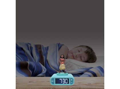 Lexibook Budík Vaiana se svítící figurkou