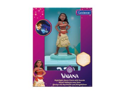 Lexibook Budík Vaiana se svítící figurkou