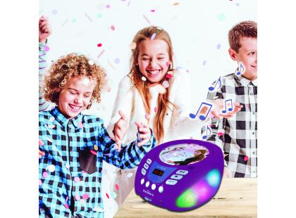 Lexibook CD přehrávač Frozen s bluetooth a světelnými efekty