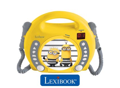 Lexibook CD přehrávač Mimoni se 2 mikrofony
