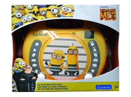 Lexibook CD přehrávač Mimoni se 2 mikrofony