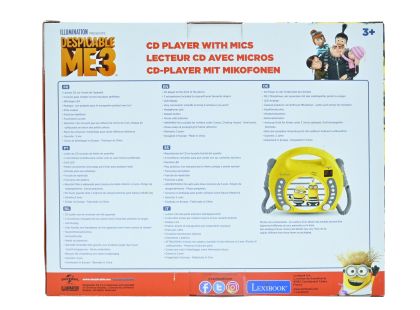 Lexibook CD přehrávač Mimoni se 2 mikrofony