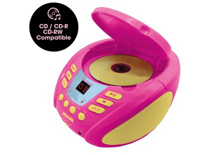 Lexibook CD přehrávač Minnie s bluetooth a světelnými efekty